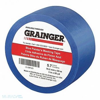 GRAINGER APPROVED Painters Masking Tape 3 W 60 yd L Blue, 20PJ25