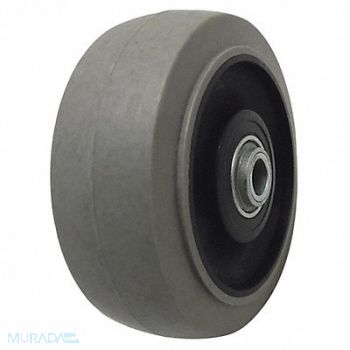 GRAINGER APPROVED Conductive RBBR Tread Plastic Core Wheel, 20PM11
