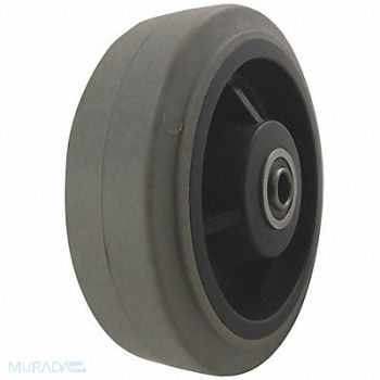 GRAINGER APPROVED Conductive RBBR Tread Plastic Core Wheel, 20PM16