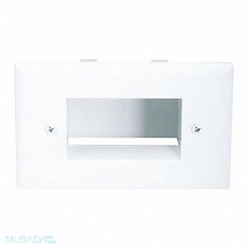 MONOPRICE Low Voltage Recessed Wall Plate White, 20PX22