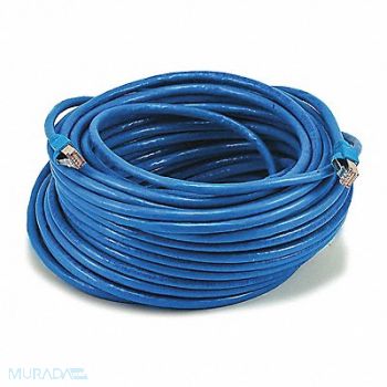 MONOPRICE Patch Cord Cat 6A Booted Blue 100 ft., 20PX38