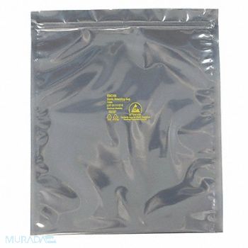 SCS Shielding Bag 24 24 Zipper PK100, 20RE49