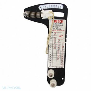 LOCOLOC Tension Gauge 70 to 800 lb., 20RP59