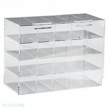 BRADY Safety Glasses Holder 11-3/4in.H Acrylic, 20RY01