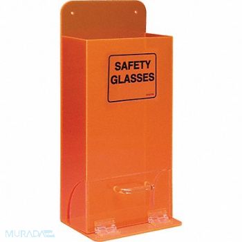 BRADY Protective Eyewear Dspnsr 18in.H Acrylic, 20RY05