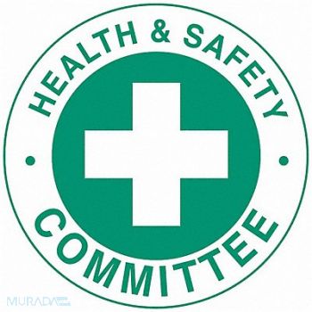 BRADY Hard Hat Emblem Labl 2in. Dia Vinyl PK4, 20RY59