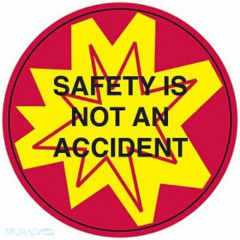 BRADY Hard Hat Emblem Labl 2in. Dia Vinyl PK4, 20RY68