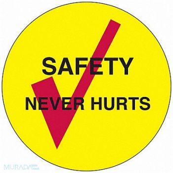 BRADY Hard Hat Emblem Labl 2in. Dia Vinyl PK4, 20RY69