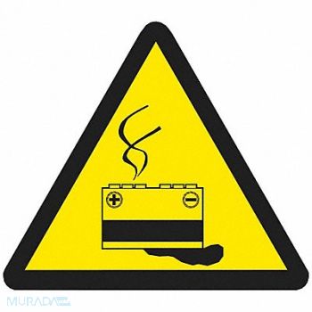 BRADY Warning Labels 4inHx4inW Vinyl PK10, 20RZ26