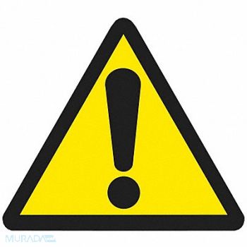 BRADY Warning Labels 4inHx4inW Vinyl PK10, 20RZ28