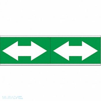 BRADY Pipe Marker 4in H 12in W, 20TG86