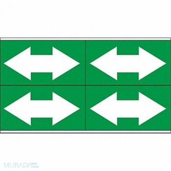 BRADY Pipe Marker 1 1/8in H 7in W, 20TG83