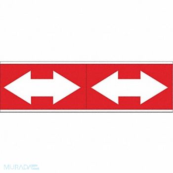 BRADY Pipe Marker 4in H 12in W, 20TG85