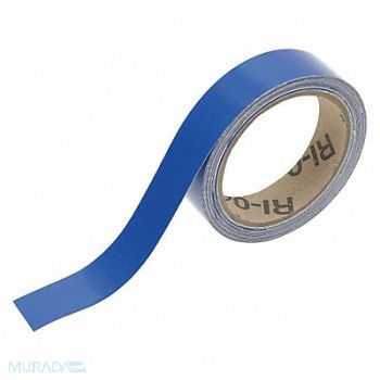 BRADY Pipe Marking Tape Blue 1in W 30ft Roll L, 20TG90