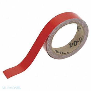 BRADY Pipe Marking Tape Red 2in W 30ft Roll L, 20TG92