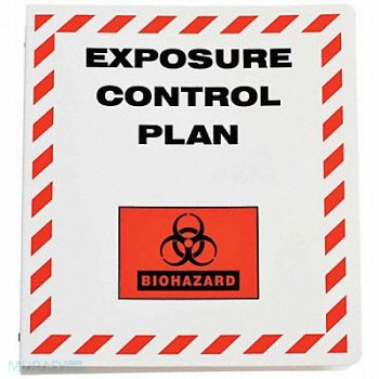 BRADY Binder Exposure Control Plan Polyethylne, 20TH14