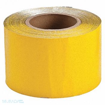 BRADY Pavement Marking Tape 150 ft Lx4in. W, 20TL02