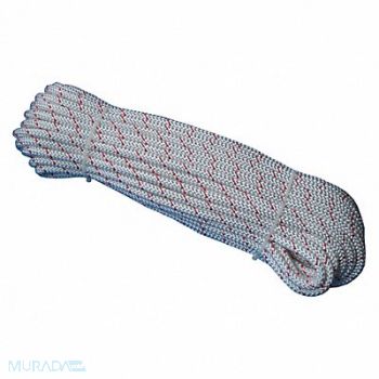 GRAINGER APPROVED Climbing Rope 1/2 in x 150 ft 12 Strand, 20TL47