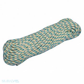 GRAINGER APPROVED Climbing Rope 1/2 in x 150 ft 16 Strand, 20TL52