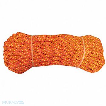 GRAINGER APPROVED Climbing Rope 7/16 in x 120 ft 24 Strand, 20TL57