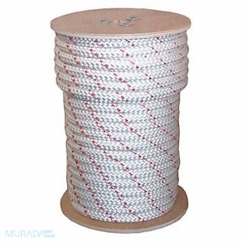 GRAINGER APPROVED Climbing Rope 5/8 in x 150 ft 12 Strand, 20TL62