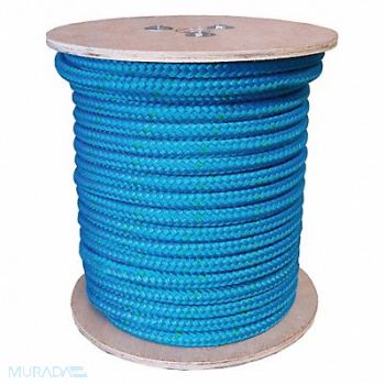 GRAINGER APPROVED Rigging Line Rope 1/2 in x 150 ft Double, 20TL65