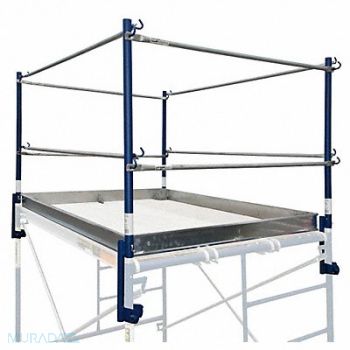 METALTECH Scaffold Tower Guardrail System Steel, 20TN29