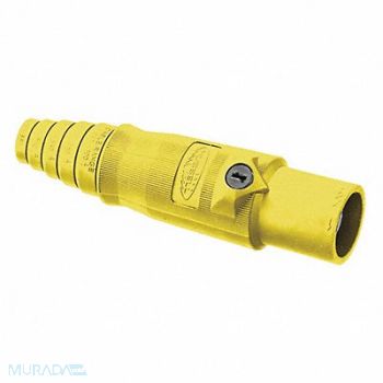 HUBBELL Connector 3R 4X 12 Male Ylw 2/0 to 4/0, 20TR54