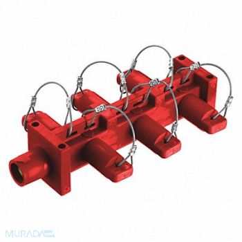 HUBBELL Distribution Block 600VAC/250VDC Brwn, 20TT19