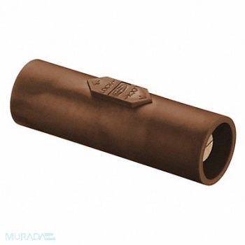 HUBBELL Double Connector 600VAC/250VDC Brown, 20TT34