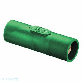 HUBBELL Double Connector 600VAC/250VDC Green, 20TT35
