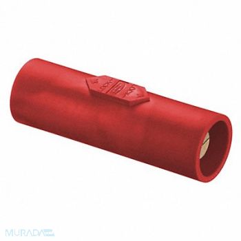 HUBBELL Double Connector 600VAC/250VDC Red, 20TT37