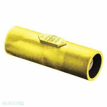 HUBBELL Double Connector 600VAC/250VDC Yellw, 20TT39
