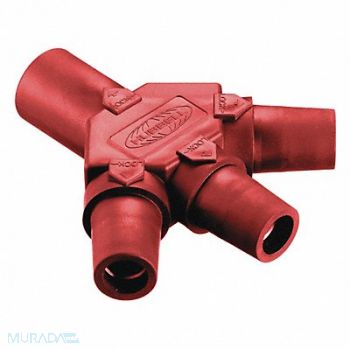 HUBBELL Triple Connctr Red Taper Nose Ser 16, 20TT64