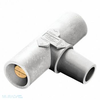 HUBBELL Paralleling Tee Wht Female-Male-Male, 20TT93