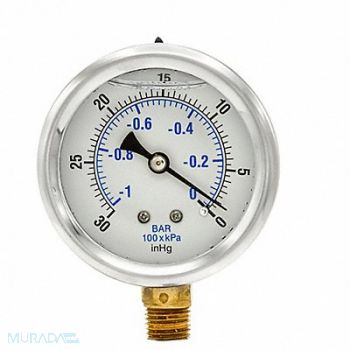 PIC GAUGES Vacuum Gauge 1/4 in NPT 2-1/2 in, 20TV12