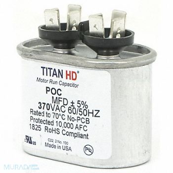 TITAN HD Motor Run Capacitor 5 MFD 2 1/16 H, 20UD26