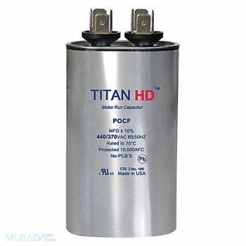 TITAN HD Motor Run Capacitor 80 MFD 4 13/32 H, 20UD45