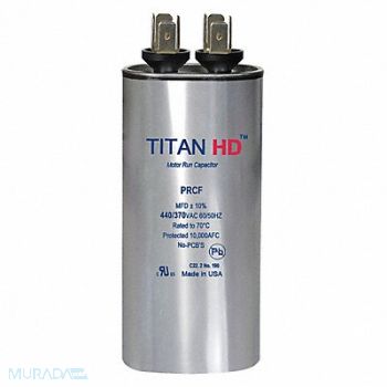 TITAN HD Motor Run Capacitor 55 MFD 4 11/32 H, 20UD62