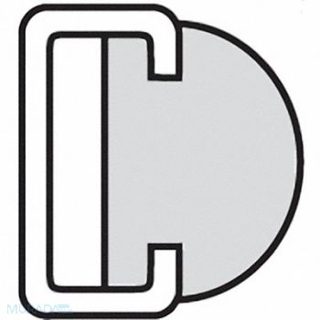 FENNER DRIVES Belt Guide 10 ft UHMW Channel Type C3, 20UG90