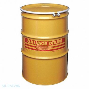 GRAINGER APPROVED Salvage Drum Yellow 18ga 1.2mm, 20UK81