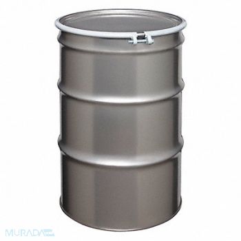 GRAINGER APPROVED Transport Drum Silver 16ga 1.5mm, 4GY38