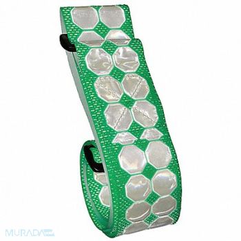 PT BELT BY CYALUME TECHNOLOGIES Reflective Belt Green 55 In Polymer, 20UL43