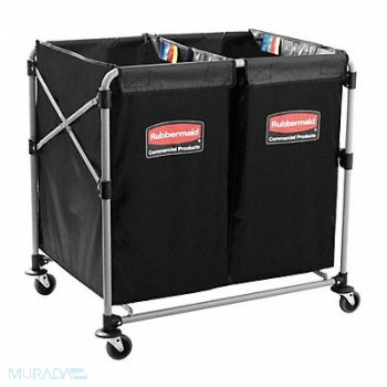 RUBBERMAID COMMERCIAL PRODUCTS Multi Stream Collapsible Basket X-Cart, 20UY93