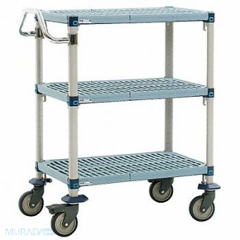 METRO Utility Cart Microban 35x18x39 3 Shelf, 20W687