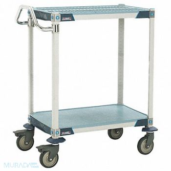METRO Utility Cart Microban 41x24x39 2 Shelf, 20W688