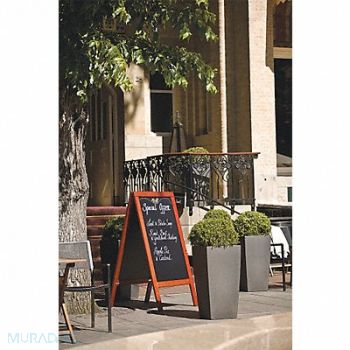AMERICAN METALCRAFT Sandwich Board Mahogany 30 x 44, 20W993