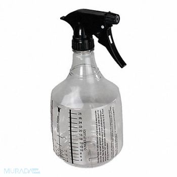 TOUGH GUY Trigger Spray Bottle 36oz 9 H Clear PK12, 20WU23