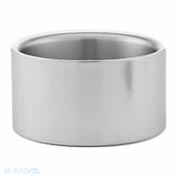 AMERICAN METALCRAFT Bowl Insulated Silver 2-1/2 x 5 In dia., 20X542