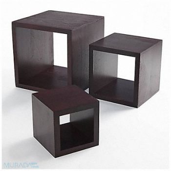 AMERICAN METALCRAFT Riser Set Wood Mahogany, 20X568